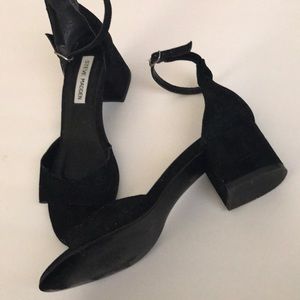 Steve Madden Black Block Heel